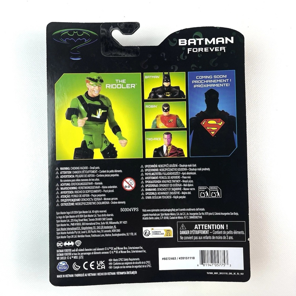 The Riddler Batman Forever DC Retro Collection Action Figure Spin Master - Picture 2 of 2